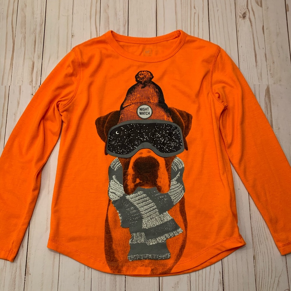 EUC Gap Kids Dog Night Watch Graphic Tee